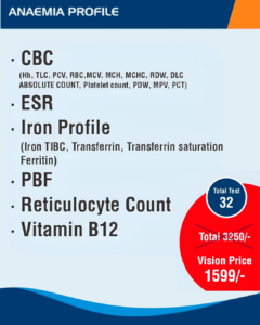 1 PACKAGE ANAEMIA PROFILE