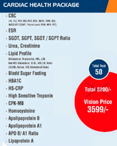 2 PACKAGE CARDIAC HEALTH PACKAGE